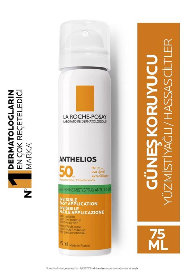 La Roche-Posay Anthelios Anti-Shine Spf 50 75 ml Parlama Karşıtı Güneş Spreyi