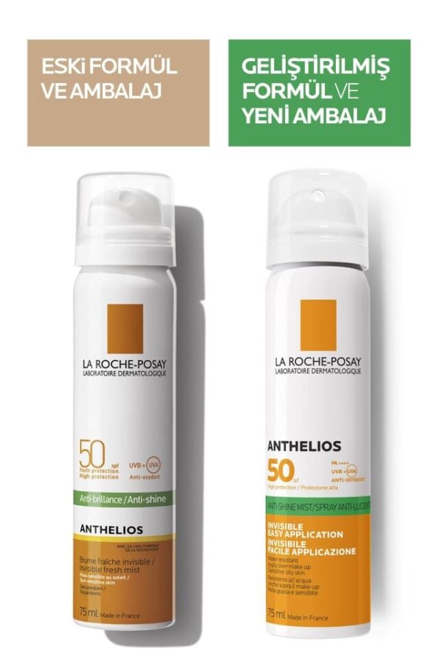 La Roche-Posay Anthelios Anti-Shine Spf 50 75 ml Parlama Karşıtı Güneş Spreyi