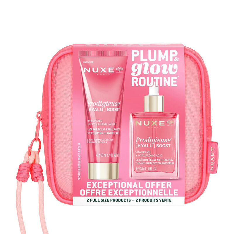 Nuxe Prodigieuse Hyalu Boost Bakım Seti Plump Glow Routine