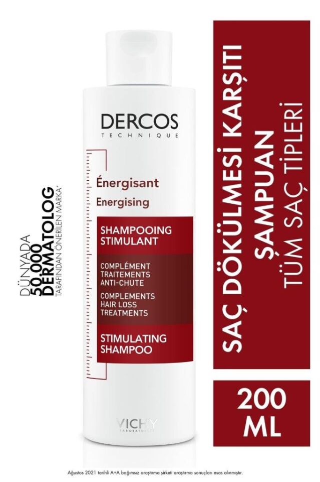 Vichy Dercos Energisant Saç Dökülmesine Karşı Şampuan 200 Ml