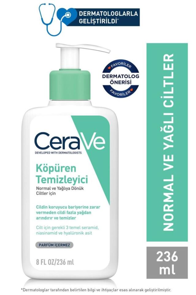 Cerave Foaming Cleanser Köpüren Temizleyici 236 ml