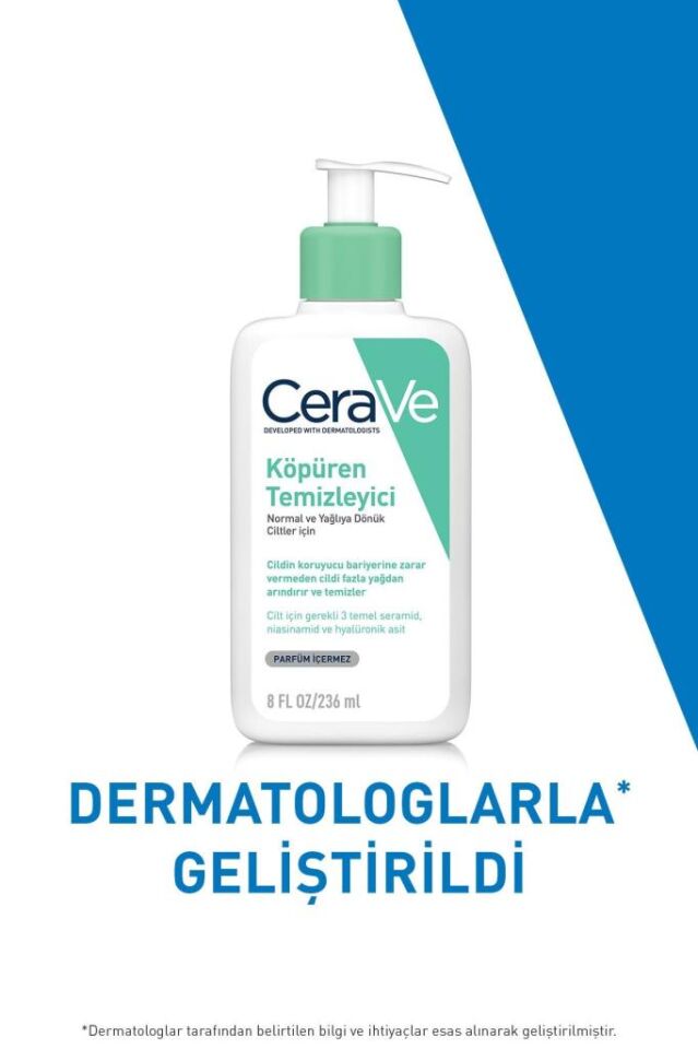 Cerave Foaming Cleanser Köpüren Temizleyici 236 ml