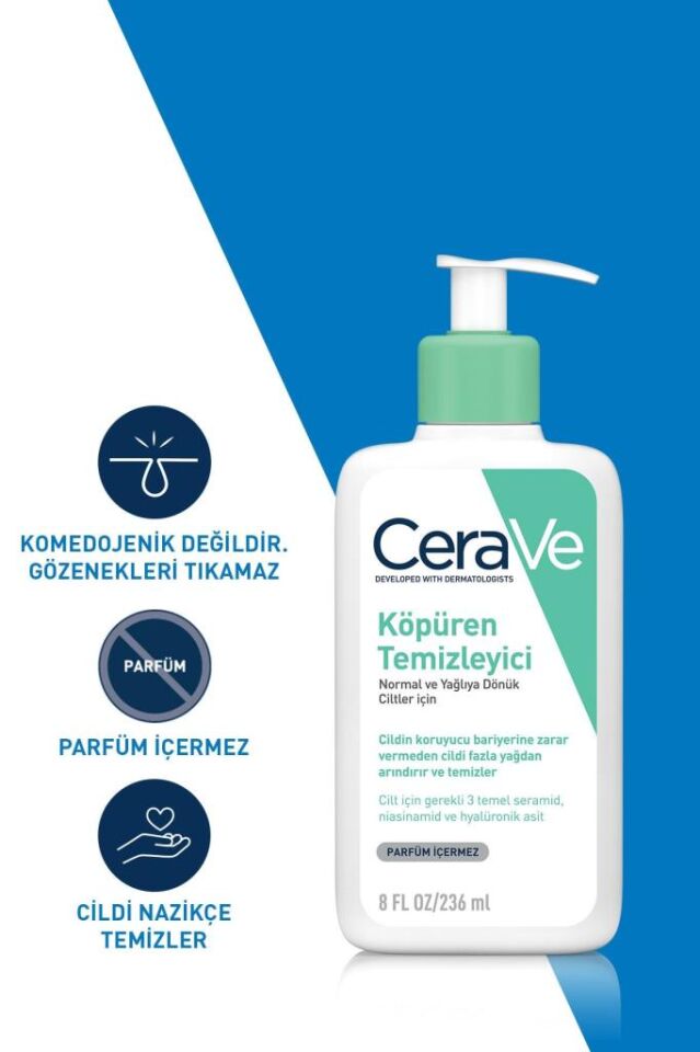 Cerave Foaming Cleanser Köpüren Temizleyici 236 ml