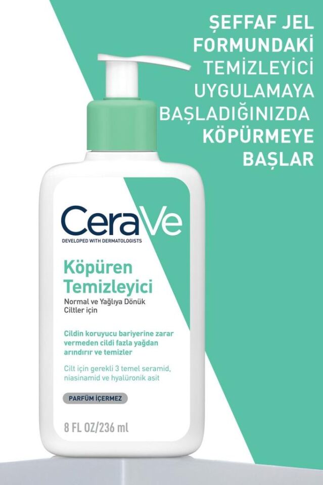 Cerave Foaming Cleanser Köpüren Temizleyici 236 ml