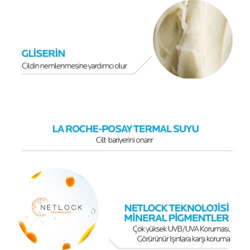 La Roche Posay Anthelios Uvmune SPF50 + Nemlendirici Güneş Kremi 50 ml - Tinted