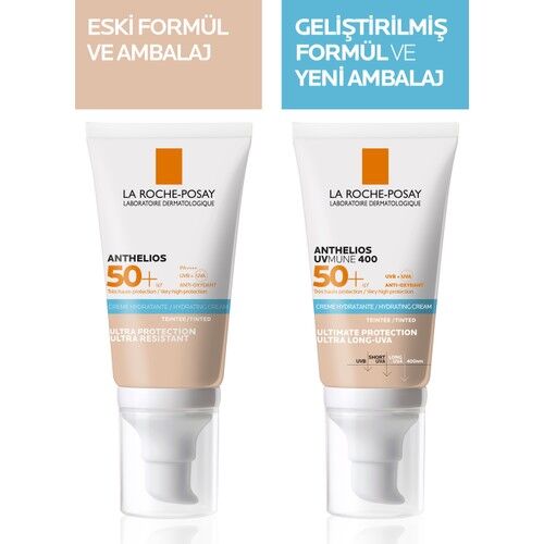 La Roche Posay Anthelios Uvmune SPF50 + Nemlendirici Güneş Kremi 50 ml - Tinted