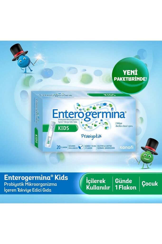 Enterogermina Çocuklar İçin 5 ml x 20 Flakon