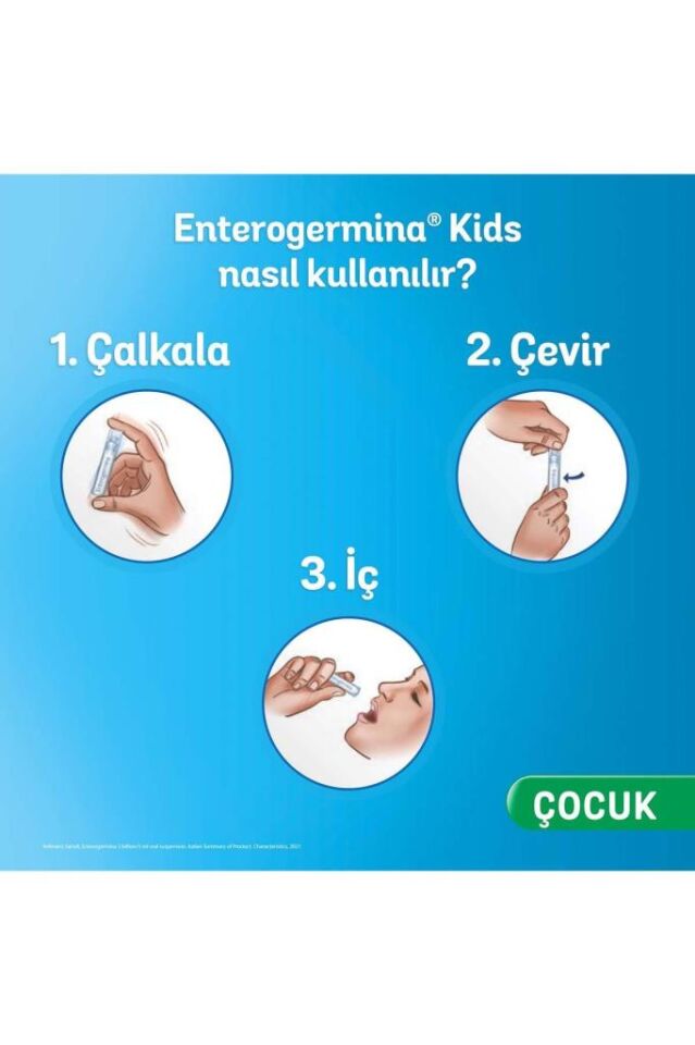Enterogermina Çocuklar İçin 5 ml x 20 Flakon