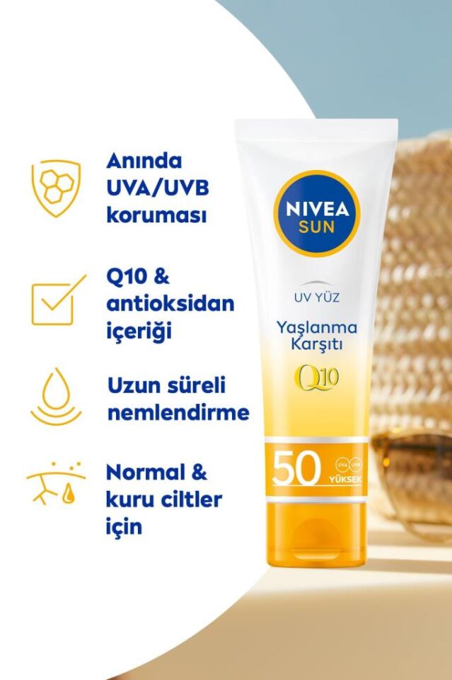 Nivea Yaşlanma ve Leke Karşıtı Spf 50 50 ml Yüz