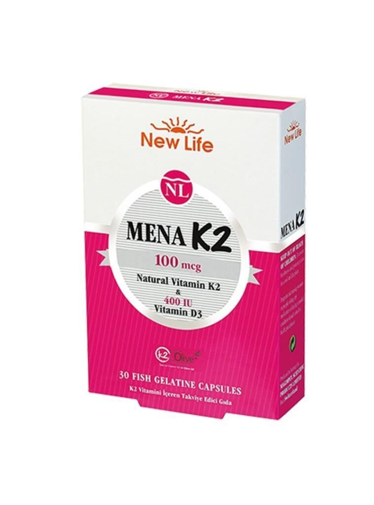 NewLife Mena K2 + D3 Vitamini 60 Kapsül