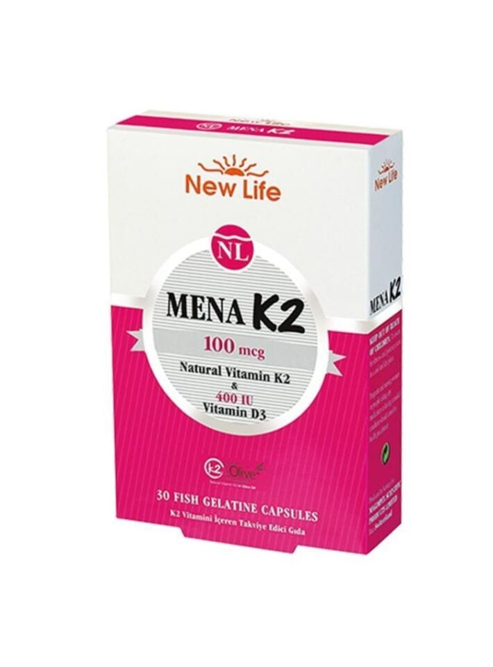 NewLife Mena K2 + D3 Vitamini 60 Kapsül