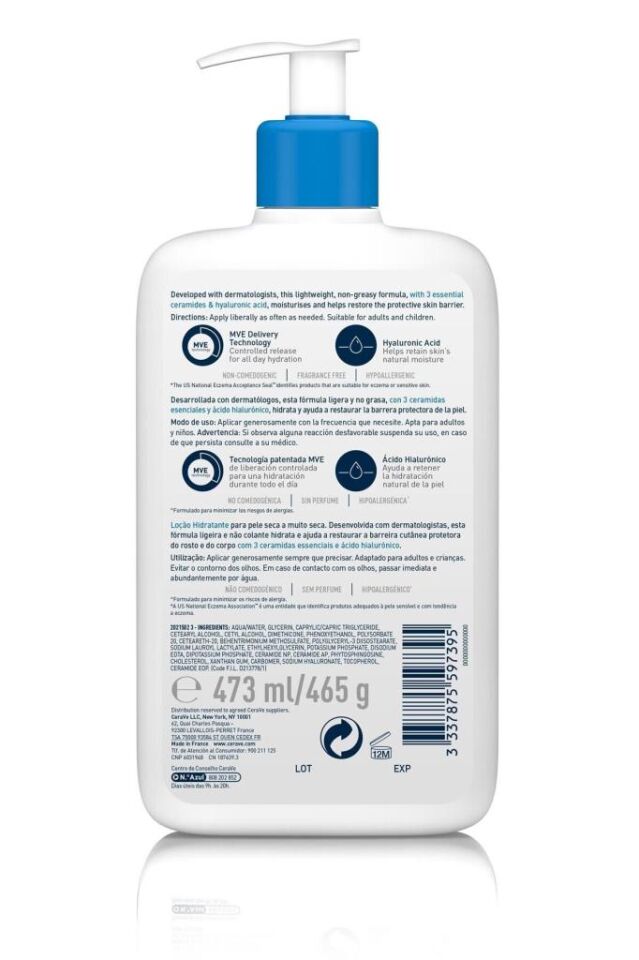 Cerave Moisturising Lotion Nemlendirici Losyon 473 ml