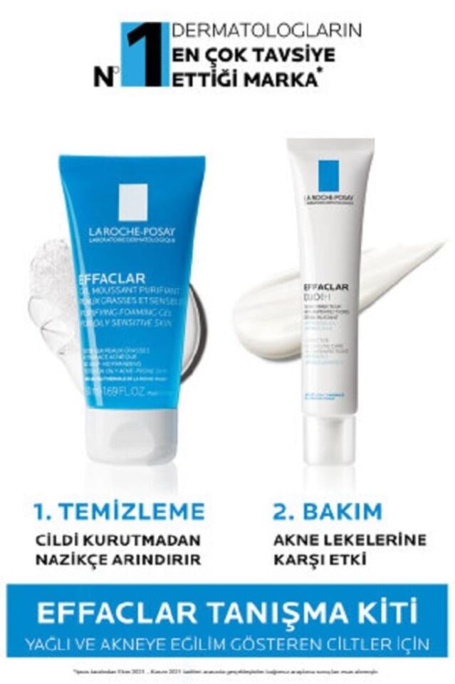 La Roche Posay Effaclar Tanışma Kiti - Effaclar Gel 50 ml + Effaclar Duo 15 ml