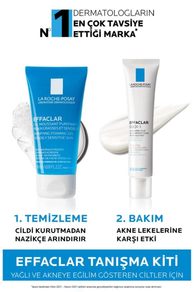 La Roche Posay Effaclar Tanışma Kiti - Effaclar Gel 50 ml + Effaclar Duo 15 ml