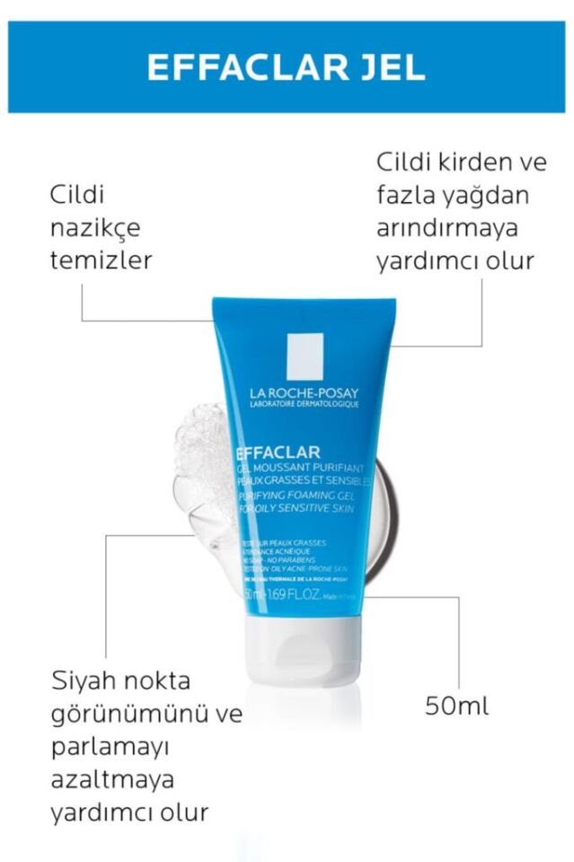 La Roche Posay Effaclar Tanışma Kiti - Effaclar Gel 50 ml + Effaclar Duo 15 ml