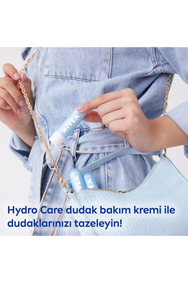 Nivea Bakım Yapan Dudak Bakım Kremi Hydro Care SPF15 4,8 gr