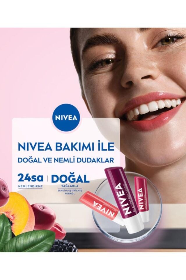 Nivea Bakım Yapan Dudak Bakım Kremi Hydro Care SPF15 4,8 gr